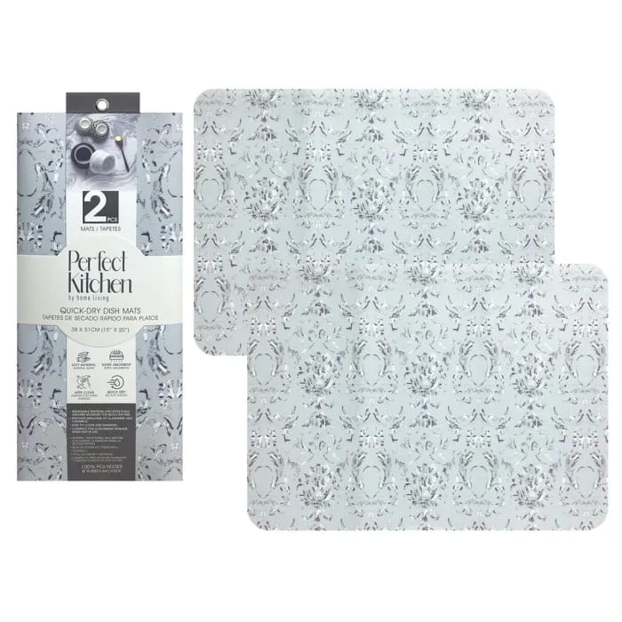 Perfect Kitchen Quick-Dry Mats (2pc Set)