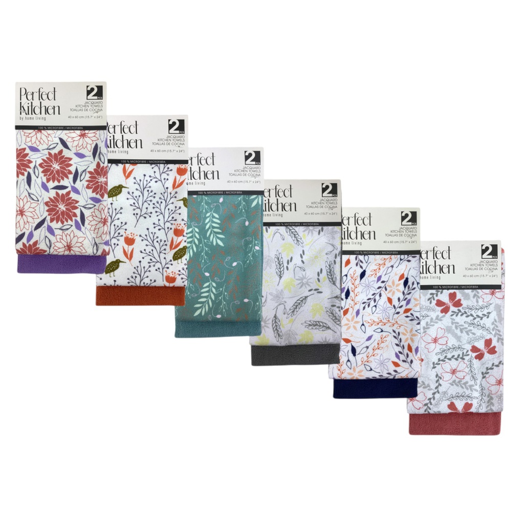 Perfect Kitchen Microfiber Dish Towels 2-pack