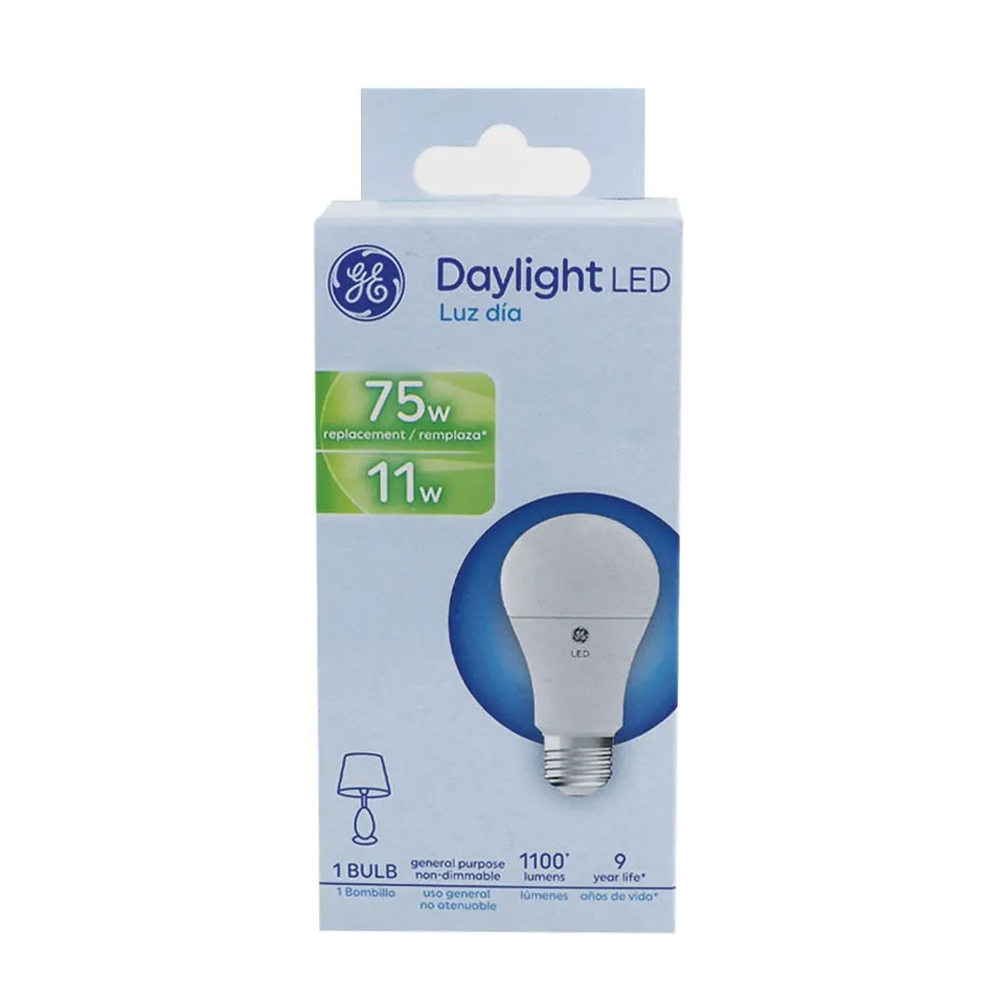 GE LED Bulb 11W A19 6500K 1100LM UL