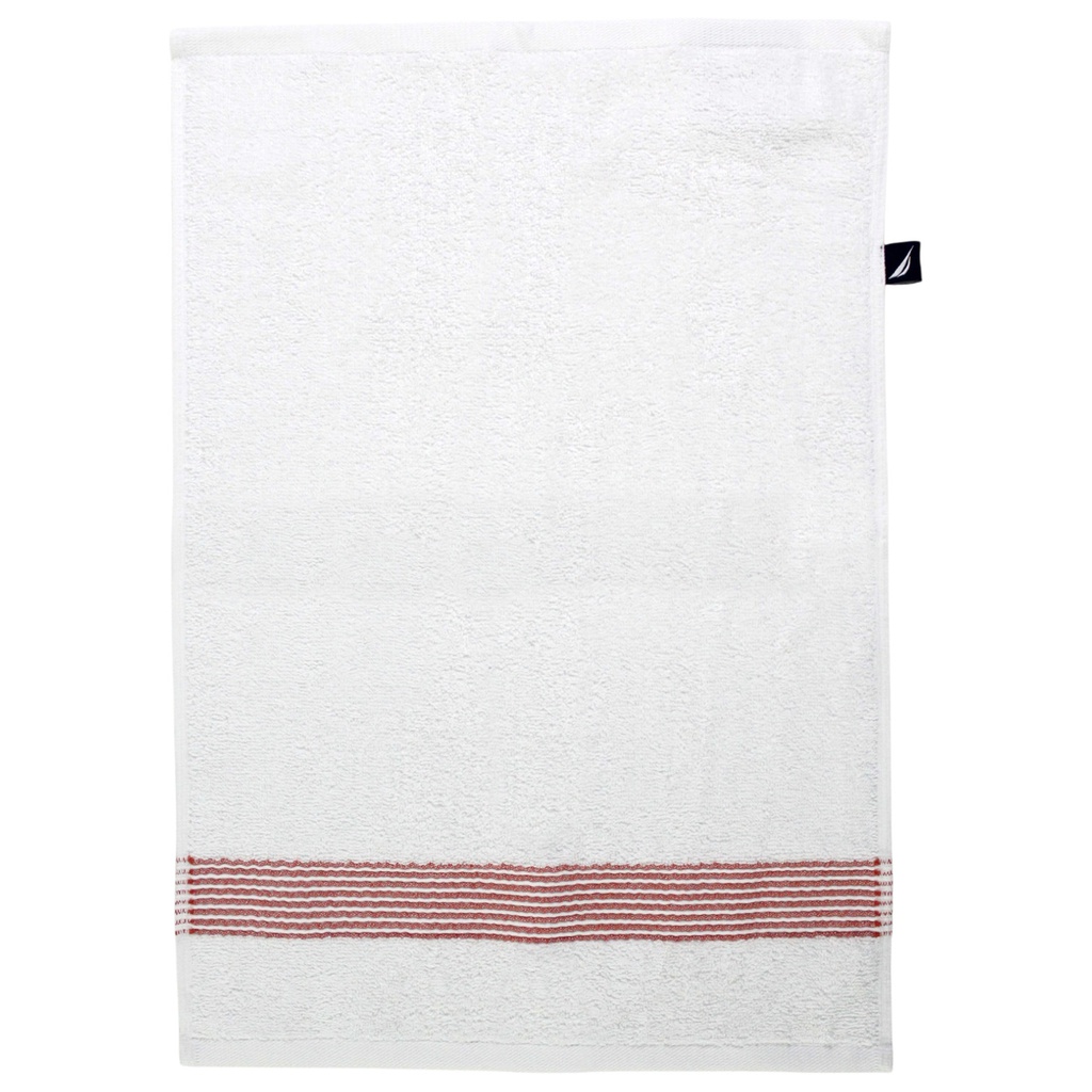 Nautica Mav Cotton Hand Towel, Red