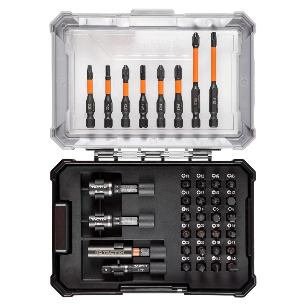 Tactix 36pc Impact Bit Set
