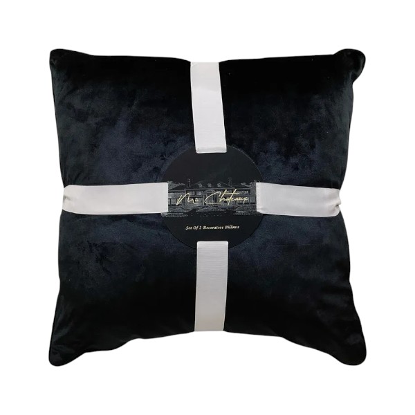 Chateaux Throw Pillows 2-pack, Black