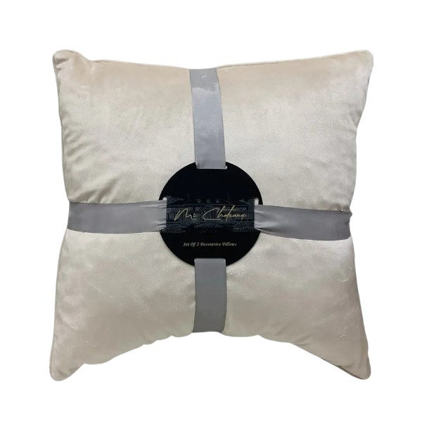 Chateaux Throw Pillows 2-pack, Natural