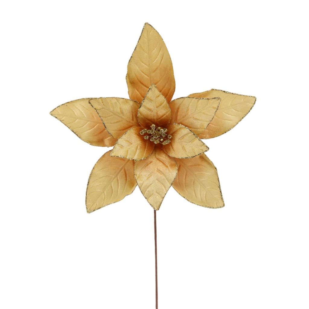 ^Miro Poinsettia 40x50cm Gold