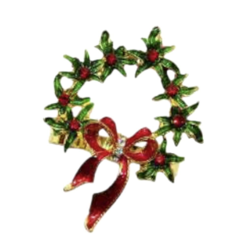 Miro Napkin Rings, Christmas Wreath - Set of 6