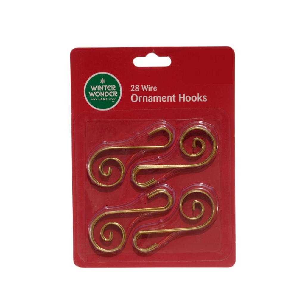 ^Miro Ornament Hooks 28pc Silver