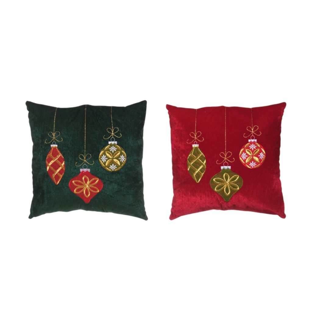 ^Miro Holiday Throw Pillow 40cm Red/ Green