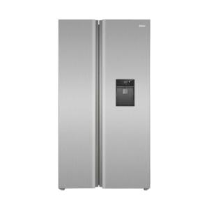 Oster Side-by-Side Refrigerator with Water Dispenser, 22 Cubic Feet, Stainless Steel