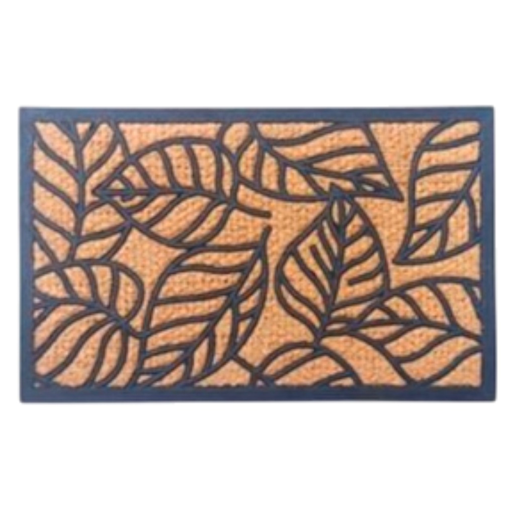 Classy Homes Coco Rubber Non-Brushed Panama Mat 18 x 30 In., 8mm Thick