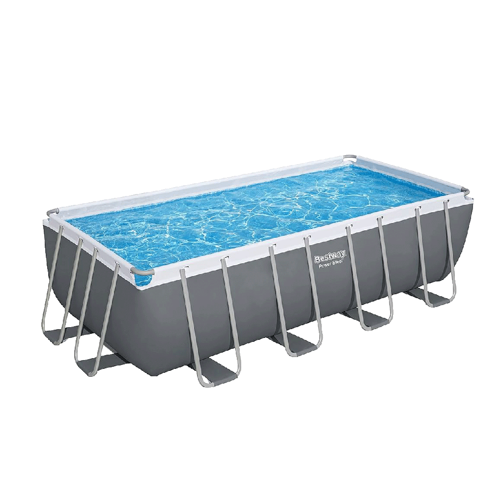 Bestway Steel Pro MAX Rectangular Pool Set 16 Ft. x 8 Ft. x 48 In./4.88M x 2.44M x 1.22m