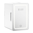 Elle Mini Cooler with LED Makeup Mirror 6L, White