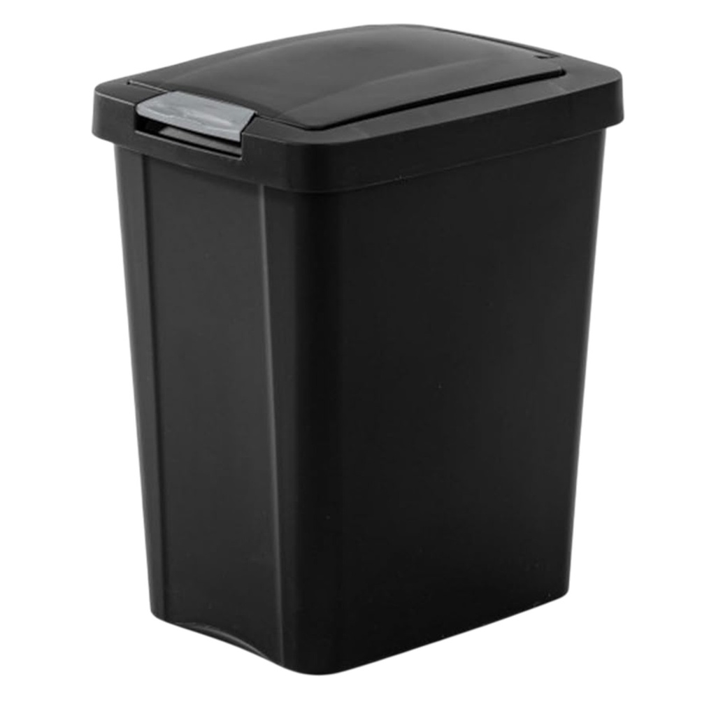 Sterilite TouchTop Wastebasket 7.5 Gal. Black