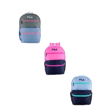 Fila Backpack Pink / Light Blue / Grey Multi-color