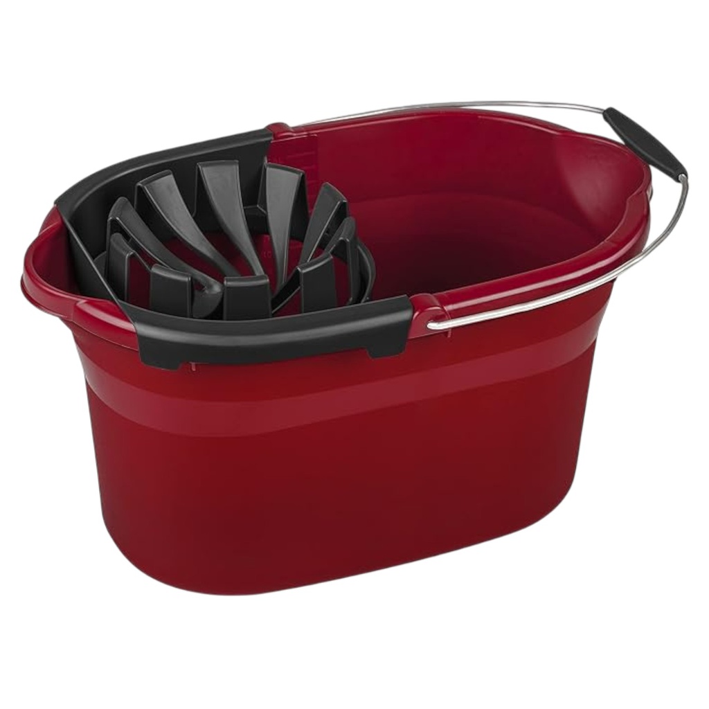Sterilite Mop Bucket 17.5 Qt., Red