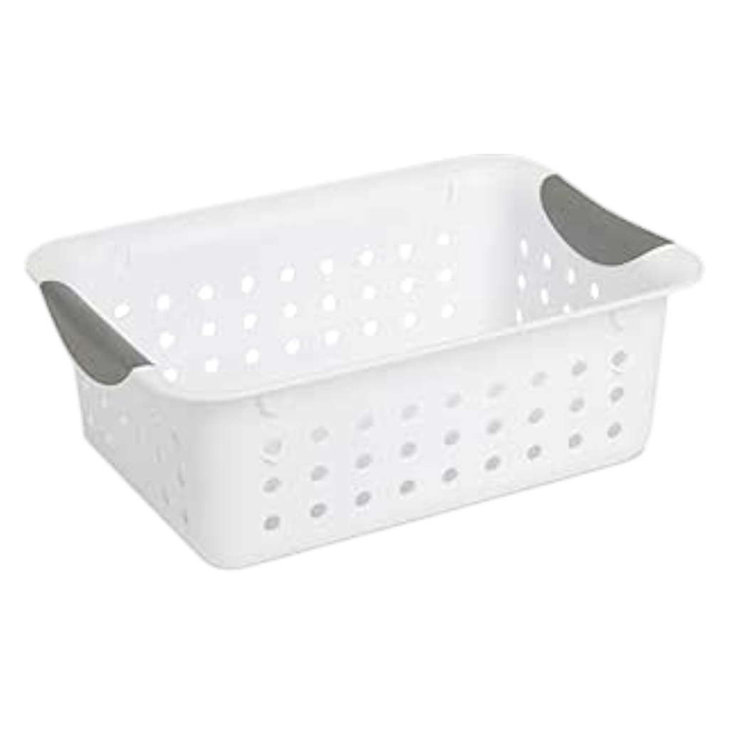 Sterilite Small Ultra Basket, White