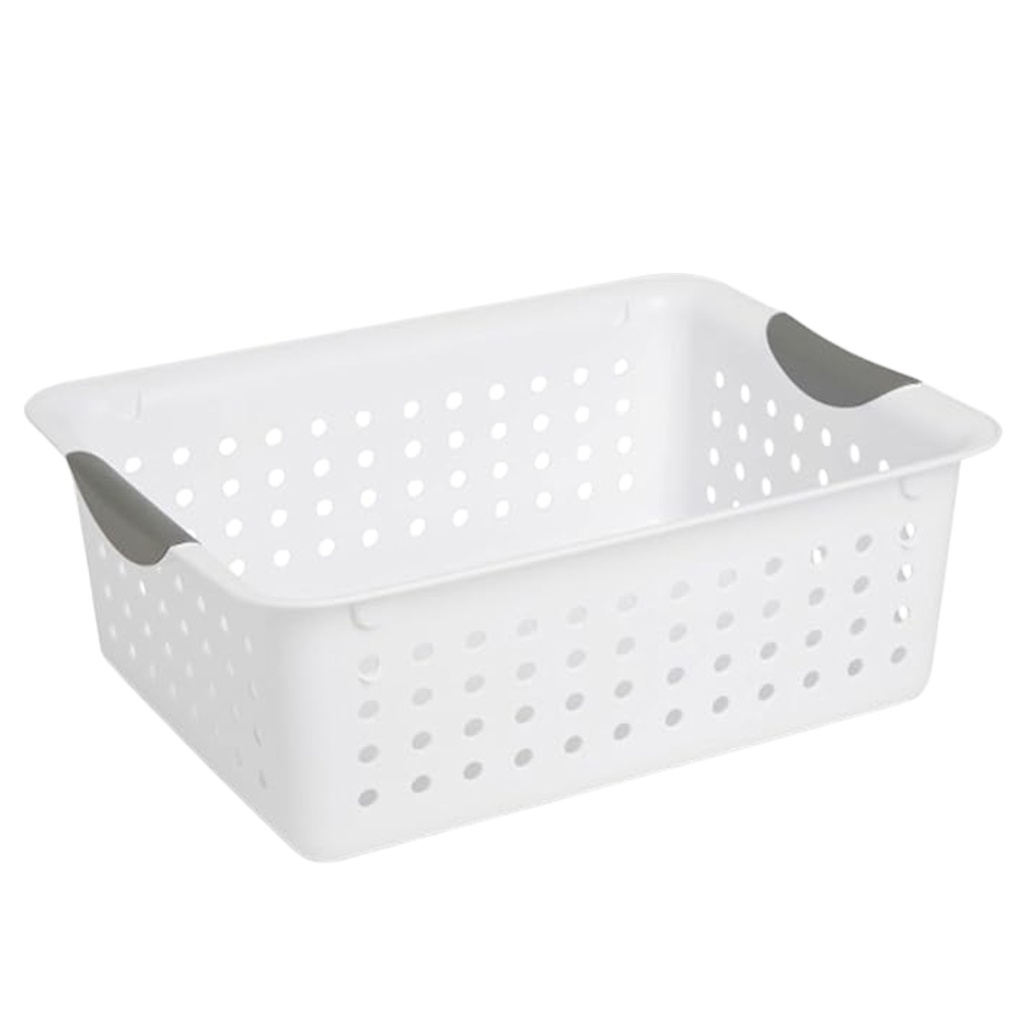Sterilite Medium Ultra Basket, White