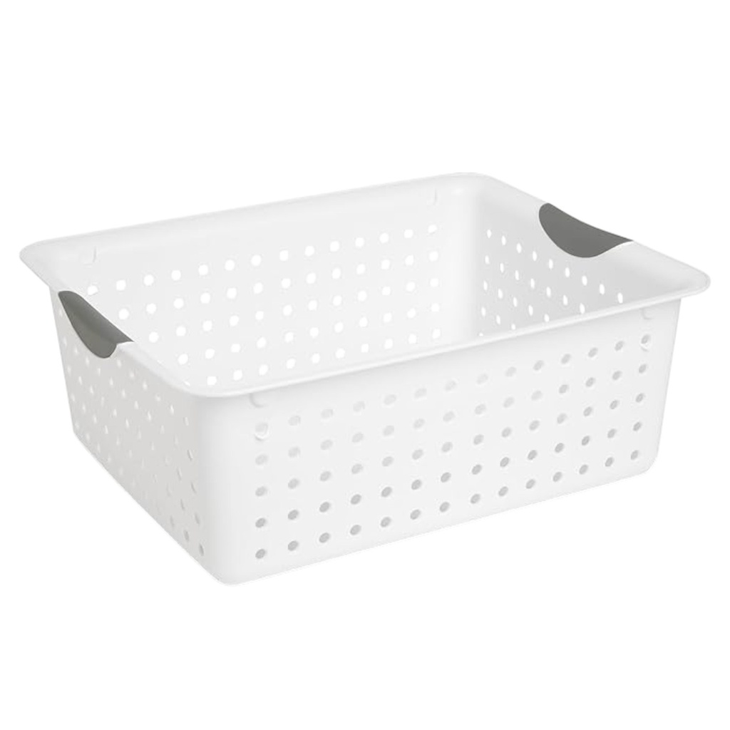 Sterilite Large Ultra Basket, White