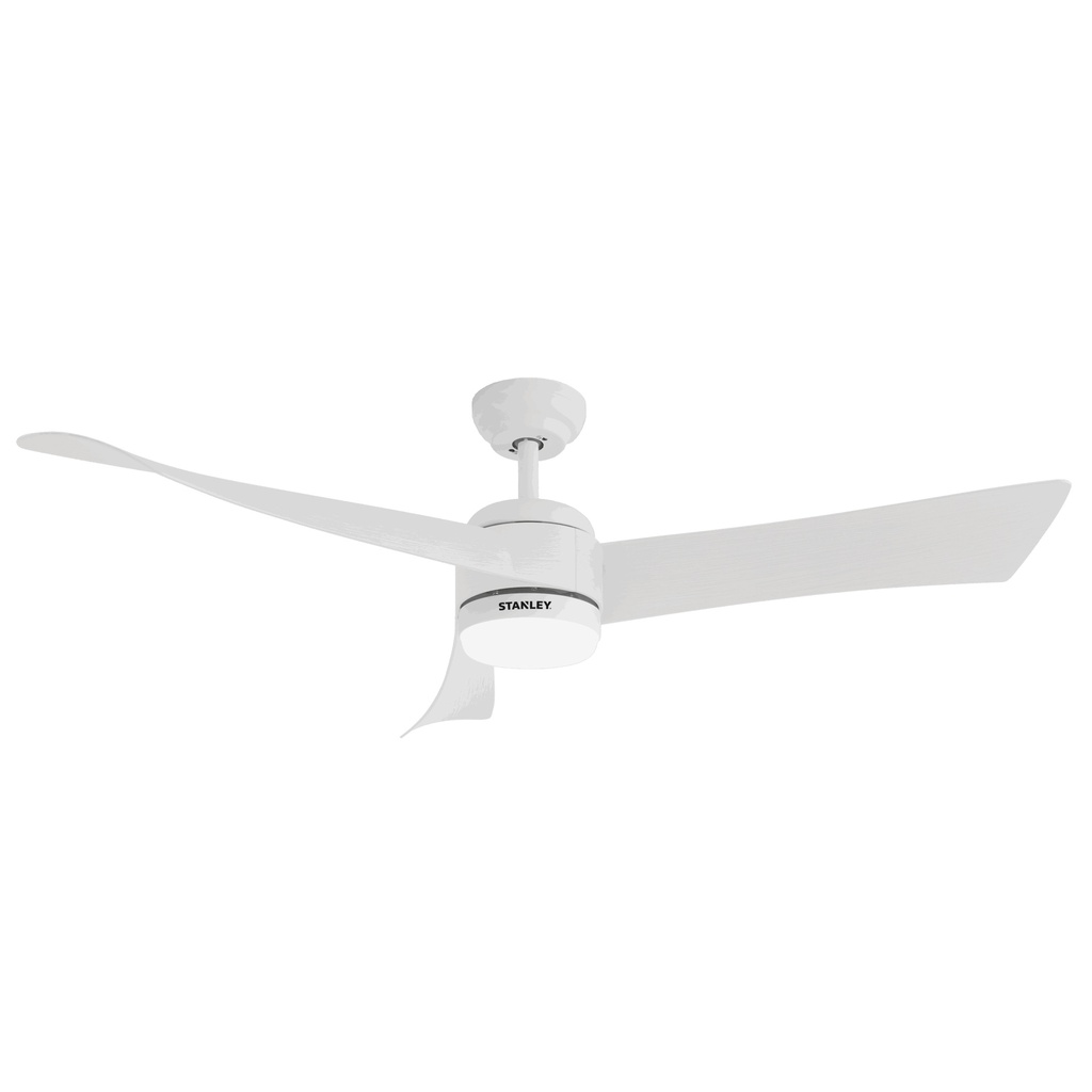 Stanley Ceiling Fan 52 In. 3-Blades DC CCT, White