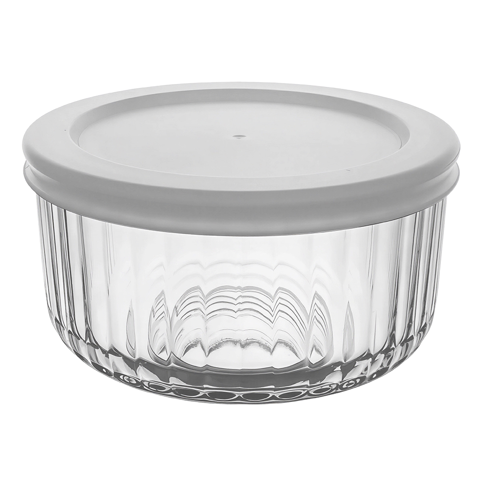 Windrose Glass Food Container Round 1000ml