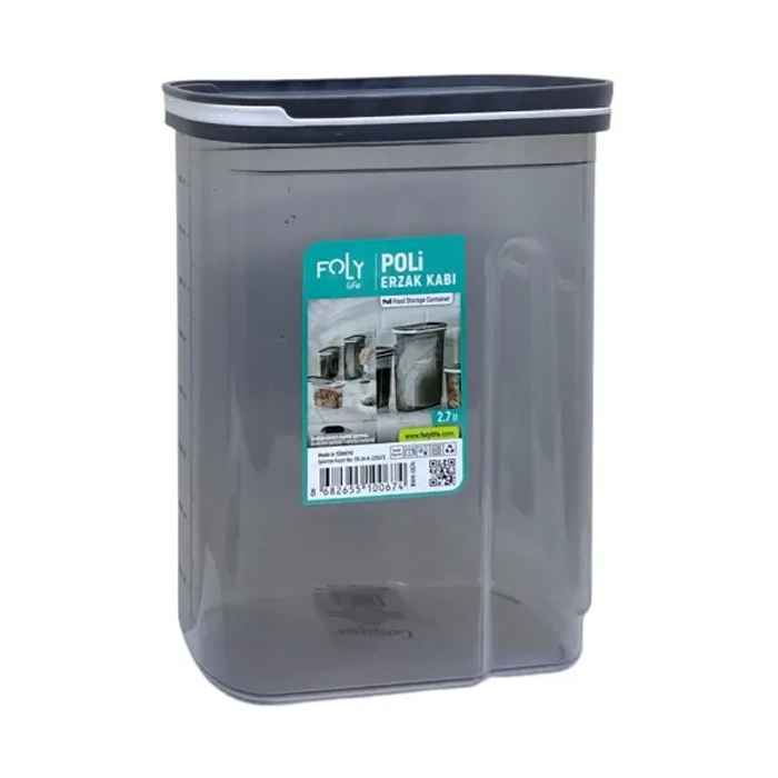 Soft Chef Storage Bowl with Lid 2.7L. Black