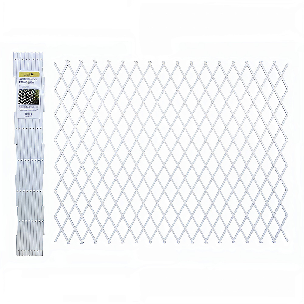 Decore Plastic Garden Fence - White