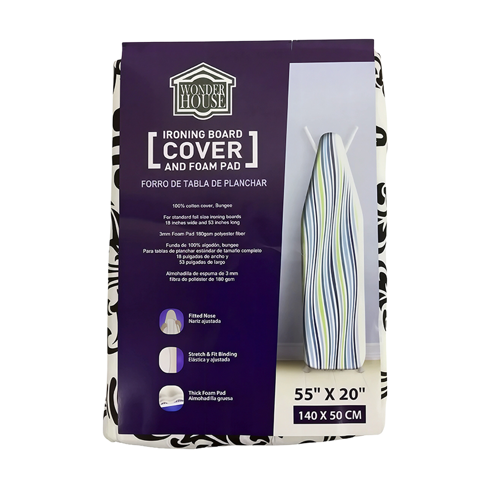 Wonder House Ironing Board Cover, Multi-color
