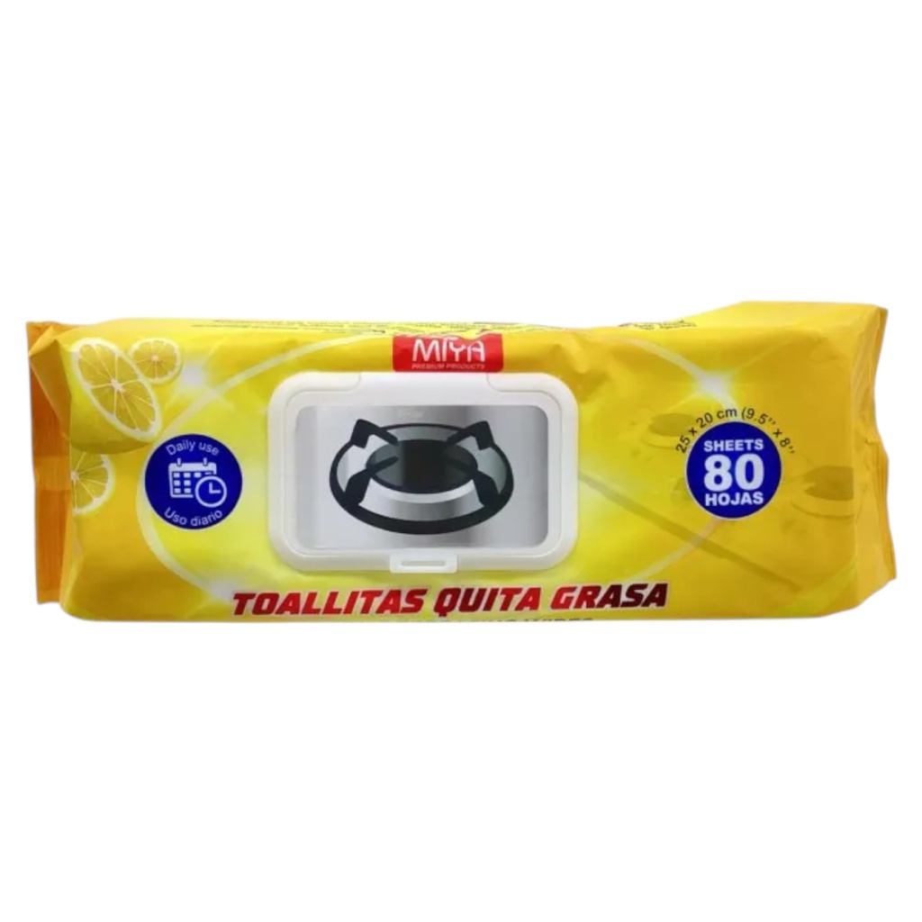Miya Kitchen Cleaning Wipes 80-pack