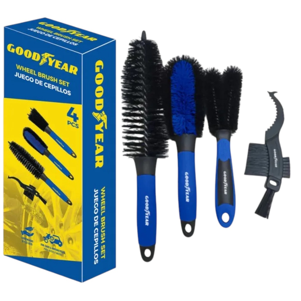 Goodyear Wheel Brush Kit (Set of 4)