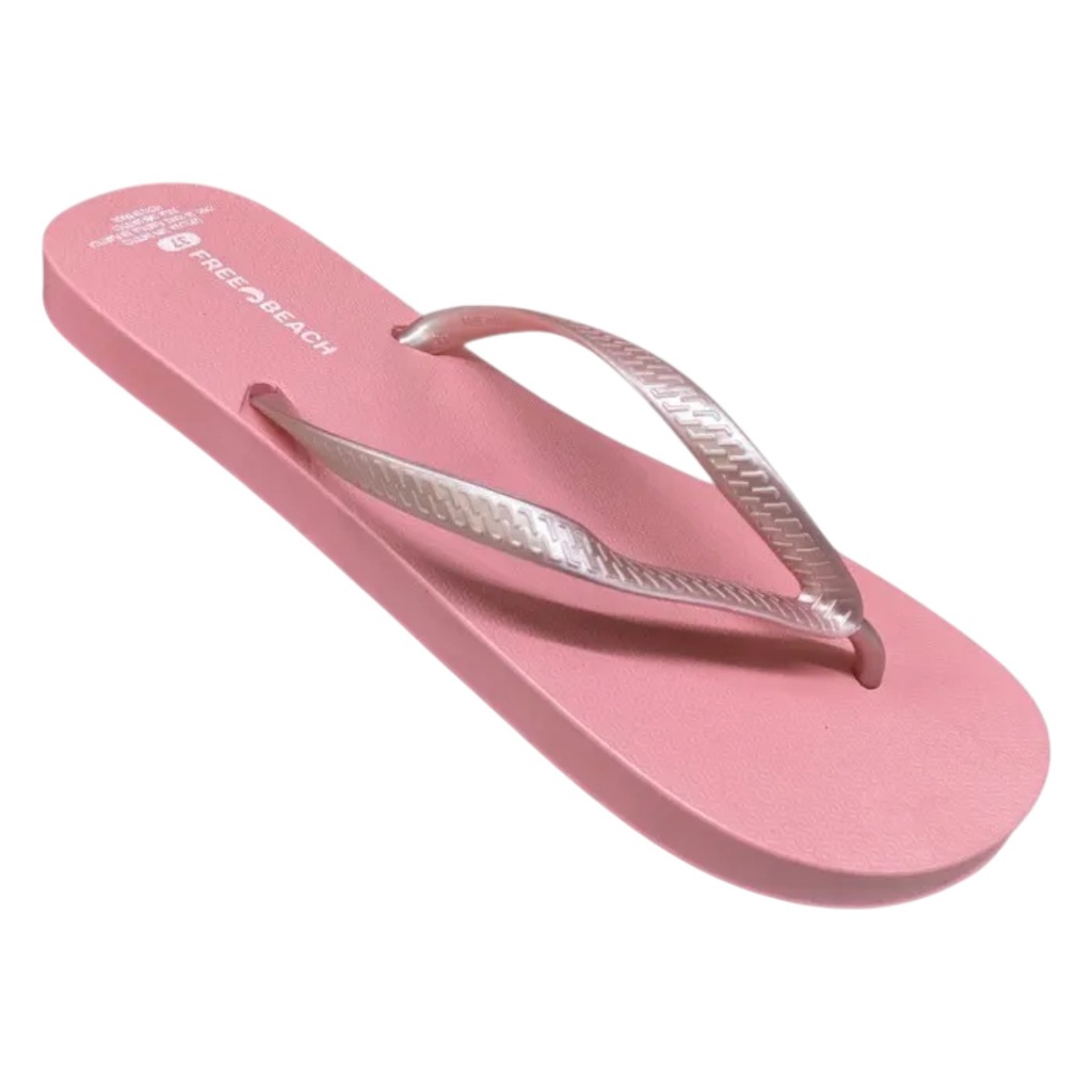 Freebeach Ladies Slippers 35-40 Pink