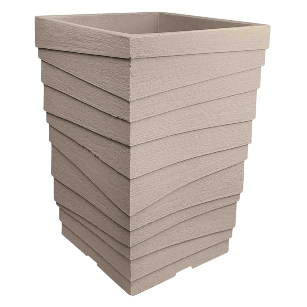 Japi Italian Quadratto Planter Square, Sand