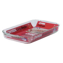 [6001040 / 2691095 / 5302470] Pyrex Baking Dish 10 x 15 In. Clear Glass 4 Qt.