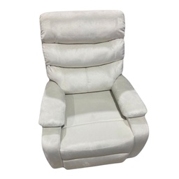 [857-8018RC /  MRRS31362] Mobel Velvet Rocking Recliner, Cream
