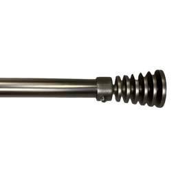 [HHHD-CTRD-01083 (RH107-84SN) CHCR30002] Classy Homes Curtain Rod 48-84 in Single Sarding Nickel 16/19