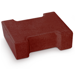 [P054604] ****Bescrete 60MM Interlocking I Paver, Red x528Pcs