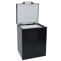 [RFC-594SSB] Sankey Chest Freezer 5 Cu. Ft. Black with Stainless Steel Top