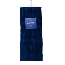 [NBLK-002-NVB] Nautica Blanket Jacquard 50 x 70 In., Navy