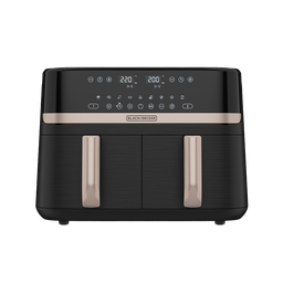 [AFBD92-1BDLA] Black &amp; Decker Dual Air Fryer 9L, Black