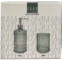 [EB202406192] Elle Home 2pc Soap Dispenser Set, Green