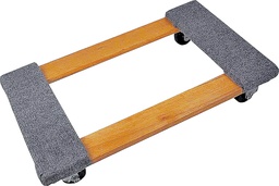 [TC-500 / 0038265] ProSource Furniture Dolly, Wood Construction Platform with Swivel Casters 30 In. W x 18 In. D, 1000 Lb. Capacity