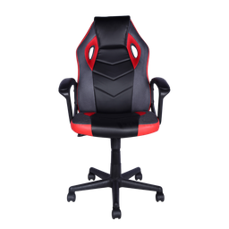[ZCH-5004-RED / MGC31929] Mobel Executive Gaming Chair, Padded Arms, Black/Red/Grey (Weight Limit 220lb)