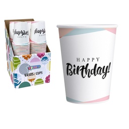 [819-02284] Glitter 10pc Paper Cups 9oz. 
