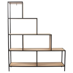 [KCWF2024082620-OAK] Kenneth Cole Eastman Industrial Stair Shelf 146cm, Oak