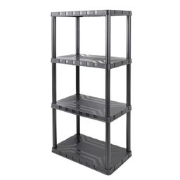 [320400#] Tactix 4-Tier Plastic Shelving Unit