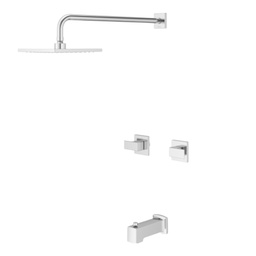 [8P8SENC] Pfister Sena Tub &amp; Shower Trim with Valve, Polished Chrome