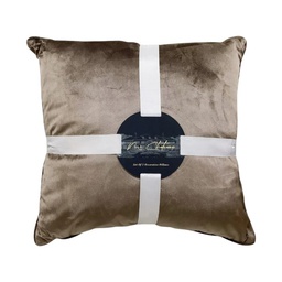 [730-1452929] Chateaux Throw Pillows 2-pack, Brown