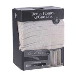 [715-448327] Better Homes &amp; Gardens Window Curtain, Grey