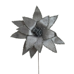 [831-AMX006-2533C] ^Miro Poinsettia 36cm Silver