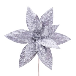 [831-AMX001-25101C] ^Miro Poinsettia 31x30cm Silver