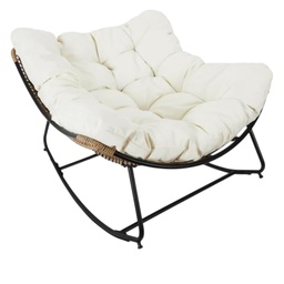 [KCWF2024082629-BG] Kenneth Cole Riviera Lounge Rocker, Beige