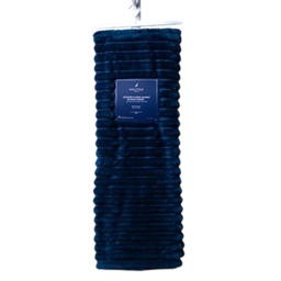 [NBLK-003-NVB] Nautica Blanket Jacquard 50 x 70 In. Navy